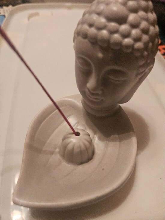 @MelzUniqueBoutique Other - Buddha head incense or jewelry holder